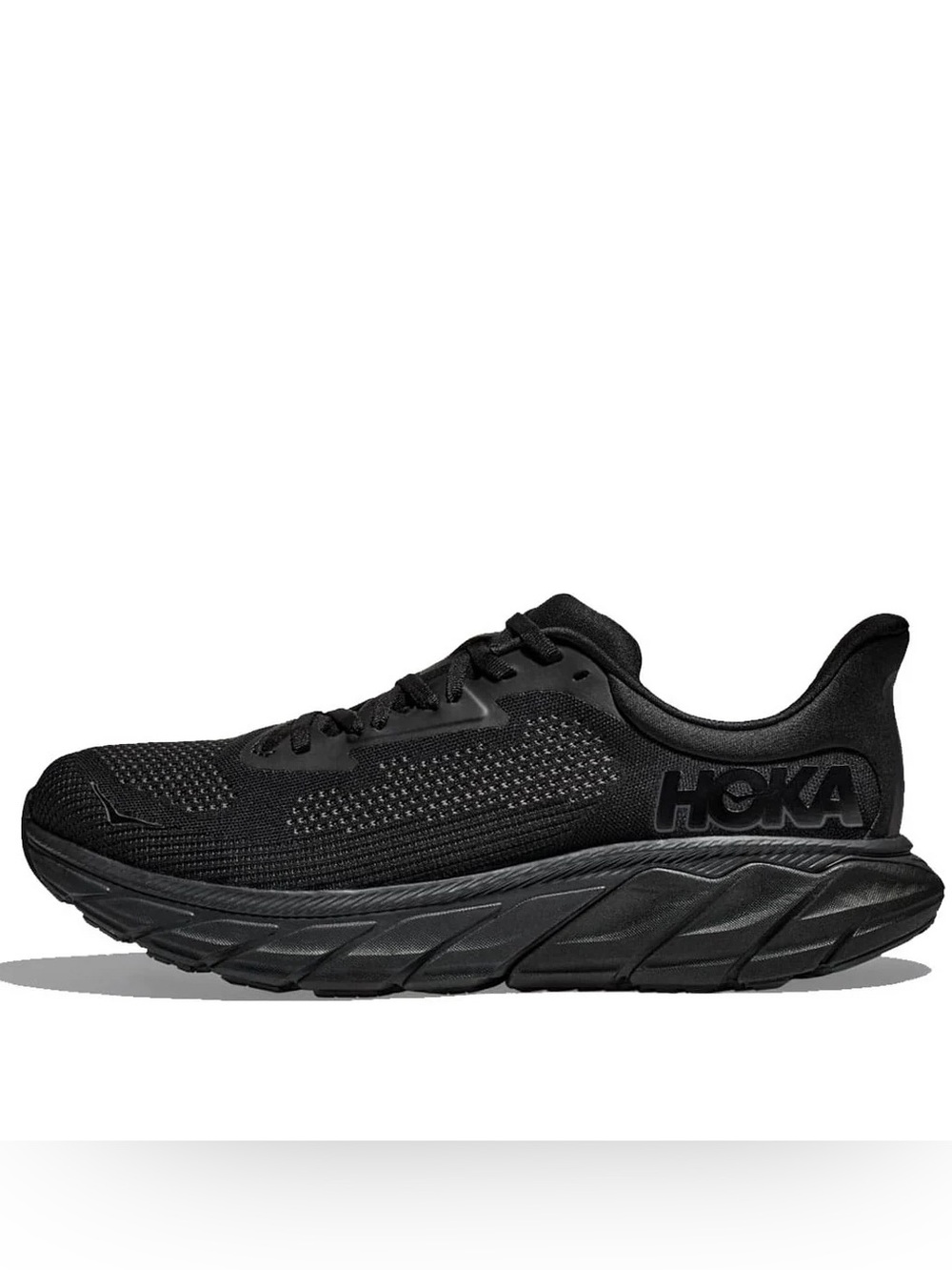 HOKA ONE ONE Arahi 7 'Triple Black' Size 8 Performance Sneakers NEW - Picture 2 of 14